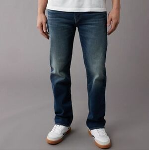 AE Dark Wash AirFlex+ Original Bootcut Jean Sz 28x30